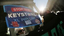 Protestas prie&scaron; naftotiekio &bdquo;Keystone XL&ldquo; tiesimą