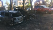 Sudegęs automobilis