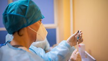 Vilniaus miesto klinikinės ligoninės medikų vakcinacija nuo COVID-19