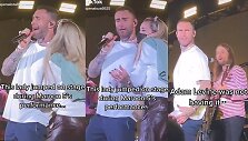Per &bdquo;Maroon 5&ldquo; pasirodymą ant scenos užlipo gerbėja