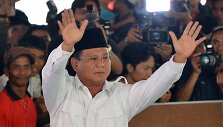 Kandidatas į Indonezijos prezidentus Prabowo Subianto
