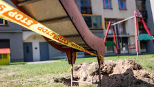 Vaikų žaidimų aik&scaron;telė Lvivo g. 89