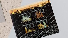 Pa&scaron;to ženklų blokas Vilniaus 700-mečiui