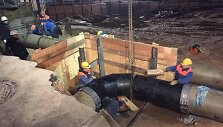 Atstatytas nuotekų tekėjimas vamzdžiais