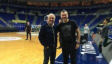 Željko Obradovičius ir &Scaron;arūnas Jasikevičius