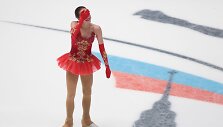 Alina Zagitova mes i&scaron;&scaron;ūkį Jevgenijai Medvedevai ir olimpinėse žaidynėse