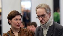 Laura Sintija Černiauskaitė su vyru Regimantu Tamo&scaron;aičiu