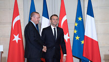 Recepas Tayyipas Erdoganas ir Emmanuelis Macronas