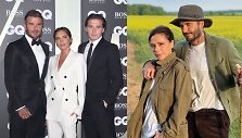 Davidas ir Victoria Beckhamai su sūnumi Brooklynu