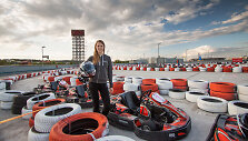 Agnė Vičkačkaitė-Lauciuvienė &bdquo;Ozi Kart&ldquo; kartodrome
