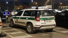 Lietuvos policijos pareigūnų automobilis