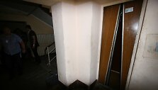 &Scaron;iauliuose nukrito liftas