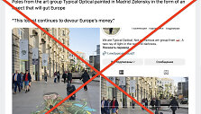Ukrainos prezidento Volodymyro Zelenskio grafitis ypač paplito prorusiškose socialinių tinklų paskyrose