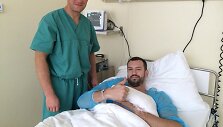 Vilmantas Dilys ir jį operavęs Marius &Scaron;akalinis