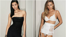 Liu Wen ir Natasha Poly &bdquo;La Perla&ldquo; reklamoje
