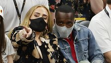 Atlikėja Adele su vaikinu Rich Paul