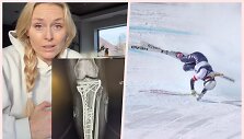 Lindsey Vonn sveiksta po siaubingo kritimo Milano-Kortinos žaidynėse.