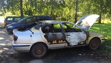 Sudegę automobiliai Kaune