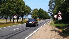 13-asis kelio A13 kilometras, važiuojant į Klaipėdos į Palangą