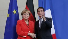 Angela Merkel ir Manuelis Vallsas Berlyne