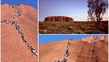 Turistų minios skuba rop&scaron;tis į Uluru