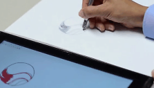 &bdquo;Qualcomm&ldquo;  įrenginys &bdquo;Ultra Sound NotePad&ldquo;, kuris leidžia ant popieriaus ra&scaron;omą vaizdą matyti kompiuterio ekrane
