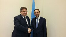 Ministras su Vyriausiuoju žmogaus teisių komisaru