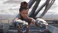 Letitia Wright filme &bdquo;Juodoji pantera&ldquo;