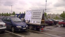 &bdquo;Nubaustas&ldquo; agitacinis Naglio Puteikio automobilis