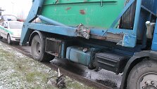 Autobuso ir &scaron;iuk&scaron;liavežio avarija
