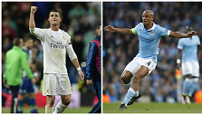 Cristiano Ronaldo ir Vincentas Kompany