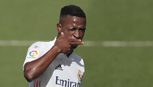 Vinicius pelnė įvartį Madrido &bdquo;Real&ldquo;.