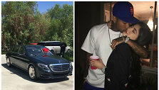Kylie Jenner vaikinas Tyga antrus metus i&scaron; eilės jai gimtadienio proga padovanojo naują ma&scaron;iną