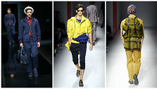 Giorgio Armani ir &bdquo;Salvatore Ferragamo&ldquo; 2017 m. pavasario/vasaros kolekcija