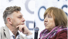 Marius Iva&scaron;kevičius ir Svetlana Aleksijevič