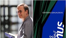 Gintaras Grajauskas ir jo knygos vir&scaron;elis