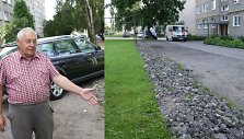 Gyventojų bendrijos pirmininkas Vytautas Sermontis įsitikinęs &ndash; žolę asfaltu užpylęs kaimynas pasielgė neteisėtai ir įžūliai