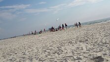 Para&scaron;iutininkai Smiltynės paplūdimyje