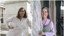 Katharina Fritsch ir Cecilia Vicu&ntilde;a
