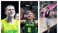 M.Petravičius, R.Seibutis, M.Kalnietis yra patyrę skaudžias traumas žaisdami Lietuvos rinktinėje. 