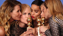 &bdquo;Nekalto melo&ldquo; aktorės Laura Dern, Nicole Kidman, Zoe Kravitz, Reese Witherspoon ir Shailene Woodley