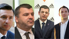 Deividas &Scaron;emberas, Rimvydas Čekavičius, Artūras Gimžauskas ir Karolis Kalvaitis