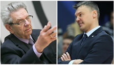 Vladas Garastas ir &Scaron;arūnas Jasikevičius