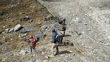 Nepale ant septintos pagal auk&scaron;tį pasaulio vir&scaron;ukalnės nukritę žuvo penki rusų alpinistai / SURAJ PAUDYAL / AFP