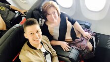 Rimvydas &Scaron;irvinskas-Makalius su mama Violeta