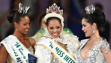 &bdquo;Mis Kolumbija 2014&ldquo; Zuleika Kiara Suarez Torrenegra, &bdquo;Mis Puerto Rikas 2014&ldquo; Valerie Hernandez Matias ir &bdquo;Mis Tailandas 2014&ldquo; Pinka Kulsoontornrut
