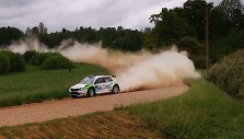 Vaidotas Žala ir Andris Malniekas &bdquo;Rally Liepaja&ldquo; trasoje