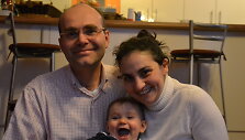 Cristina Di Nezza su vyru Giangiacomo Guglielmini ir sūnumi Marco