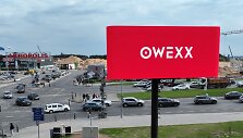 OWEXX tripusis ekranas Vilniuje 