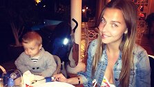 Vaida Skaisgirė su sūnumi Atu